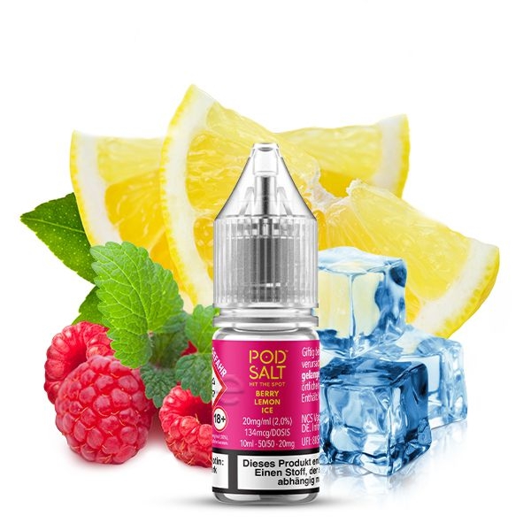 Pod Salt X Berry Lemon Ice Nic Salt Liquid Pod Salt X Berry Lemon Ice Nic Salt Liquid
