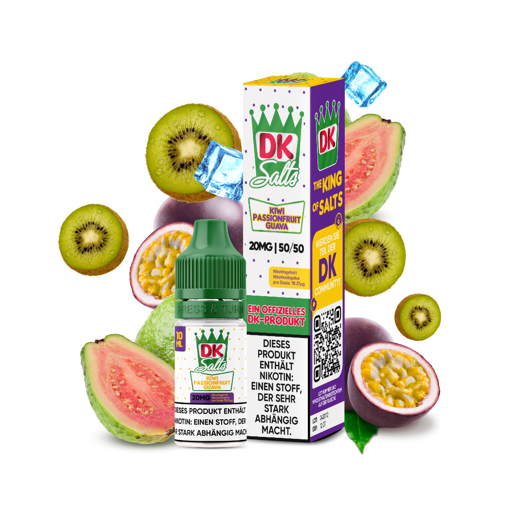 DK Salts Kiwi Passionfruit Guave Nicsalt Liquid für E-Zigaretten