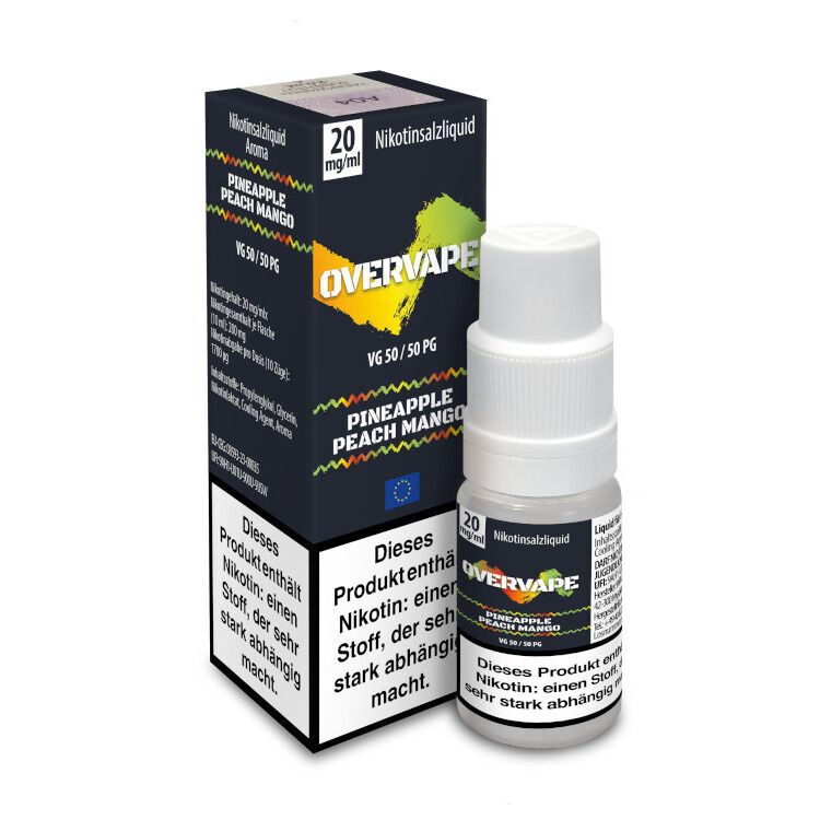 Overvape Pineapple Peach Mango Nikotinsalz Liquid 20mg