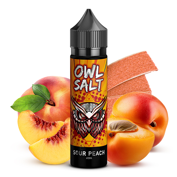 Owl Salt Sour Dragon Peach Aroma für E-Zigaretten