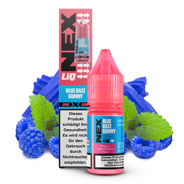 Pod Salt NexLiq Blue Razz Gummy Nikotinsalz Liquid Pod Salt NexLiq Blue Razz Gummy Nikotinsalz Liquid