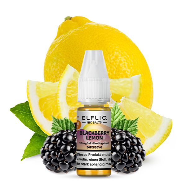 Elfliq Blackberry Lemon Nic Salt Liquid Elfliq Blackberry Lemon Nic Salt Liquid