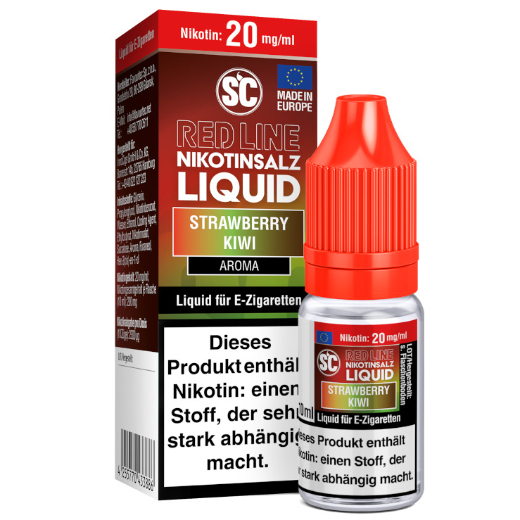 SC Red line Nic Salt Liquid Strawberry Kiwi 10ml SC Red line Nic Salt Liquid Strawberry Kiwi 10ml