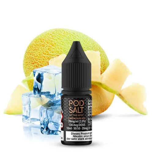 Cantaloupe-Ice Pod Salt Cantaloupe Ice Nic Salt Liquid
