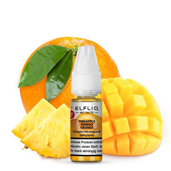 Elfliq Pineapple Mango Orange Nic Salt Liquid Elfliq Pineapple Mango Orange Nic Salt Liquid
