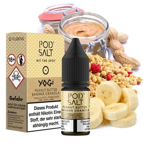 Podsalt-peanut-butter-granola Pod Salt Fusion Peanut Butter Banana Granola Nic Salt Liquid