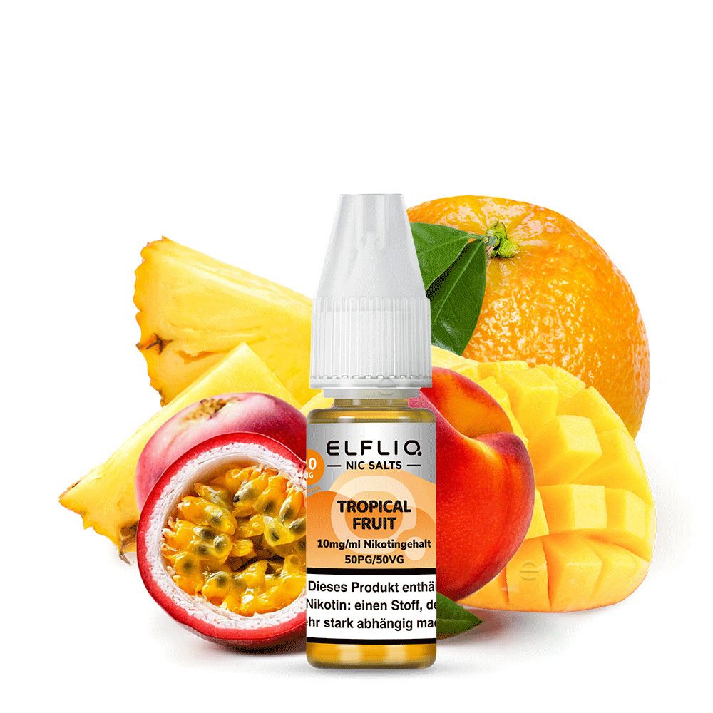 Elfliq Tropical Fruit Nic Salt Liquid