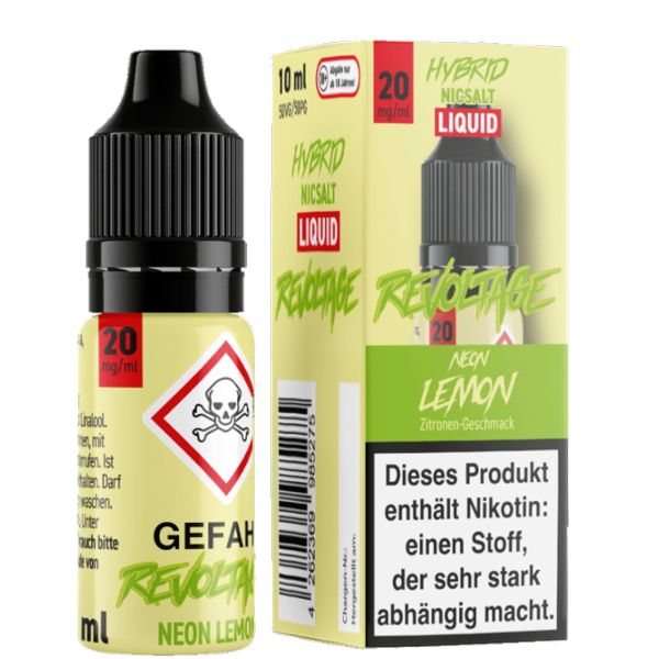 Revoltage Neon Lemon Nicsalt Liquid Revoltage Neon Lemon Nicsalt Liquid
