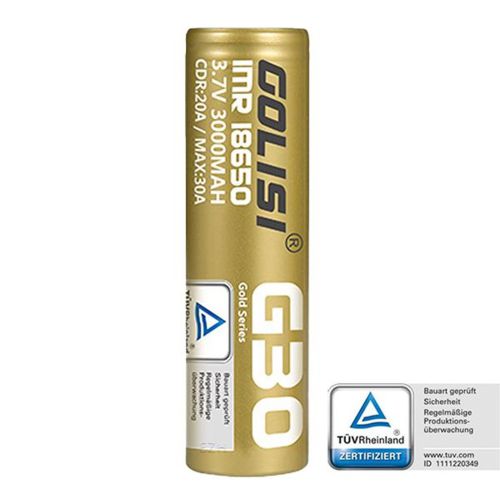 Golisi-18650-G30-Li-Ionen-Akku Golisi G30 18650 Lithium Ionen Akku mit Transportbox