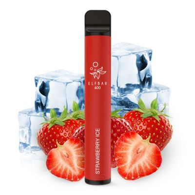 Elfbar-Strawberry-Ice-Disposable Elfbar 600 Strawberry Ice Disposable Einweg
