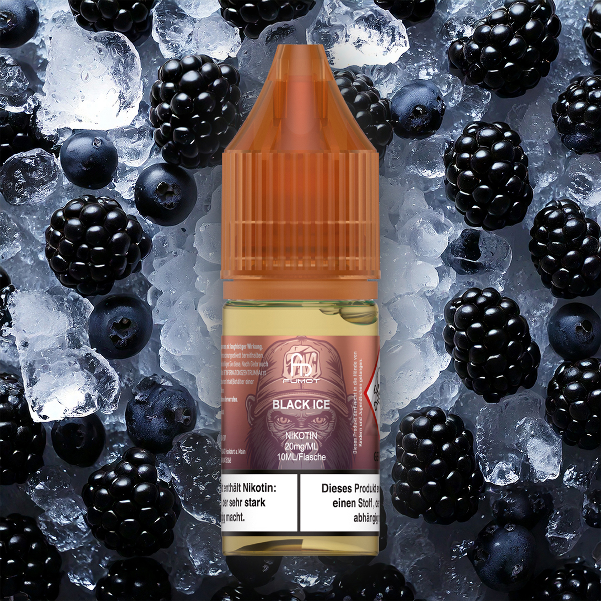 RandM Black Ice Nicsalt Liquid für E-Zigaretten