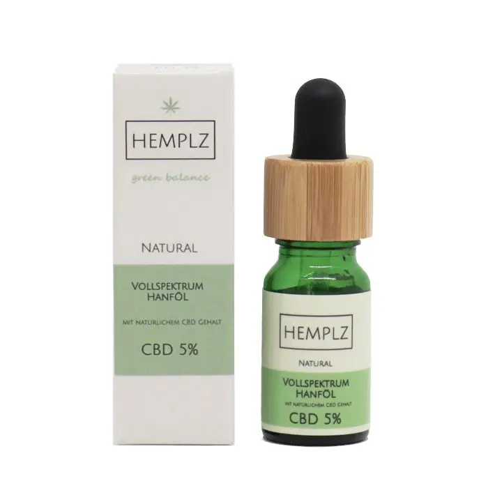 Hemplz CBD Öl 5% Vollspektrum Natural