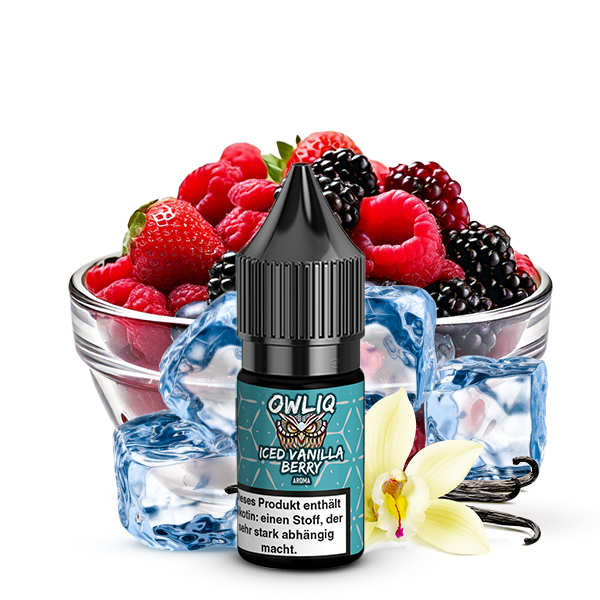 Owliq Iced Vanilla Berry Nicsalt Liquid Owliq Iced Vanilla Berry Nicsalt Liquid