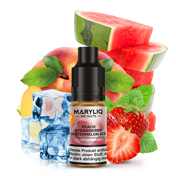 Lost Mary Maryliq Peach Strawberry Watermelon Ice Nic Salt Liquid Lost Mary Maryliq Peach Strawberry Watermelon Ice Nic Salt Liquid