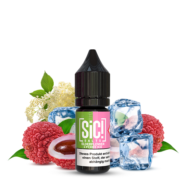 Sic! Elderflower Lychee Ice Nikotin Salz Liquid 20mg