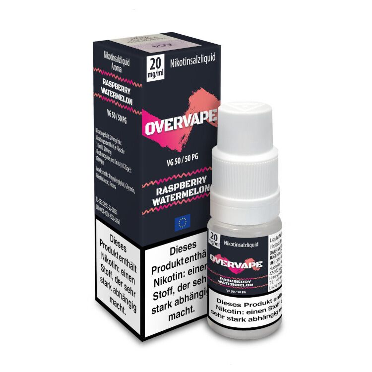 Overvape Raspberry Watermelon Nikotinsalz Liquid 20mg
