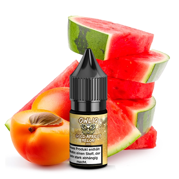 Owliq Gold Apricot Melon Nicsalt Liquid für E-Zigaretten
