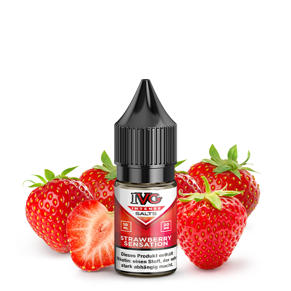 IVG INTENSE Strawberry Sensation Nic Salt Liquid