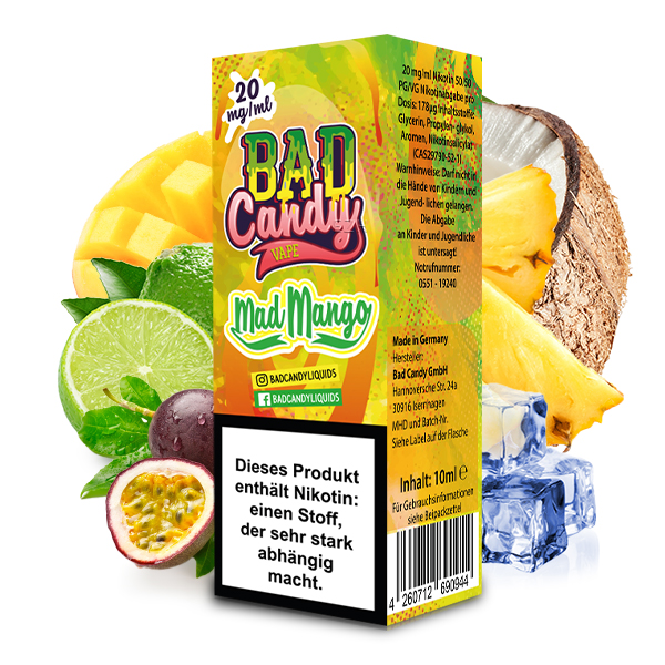Bad Candy Mad Mango Nicsalt Liquid