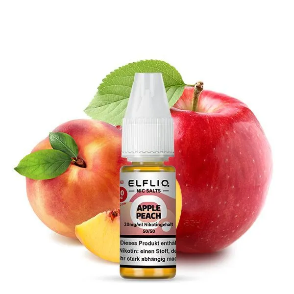 Apple-Peach Elfliq Apple Peach Nic Salt Liquid