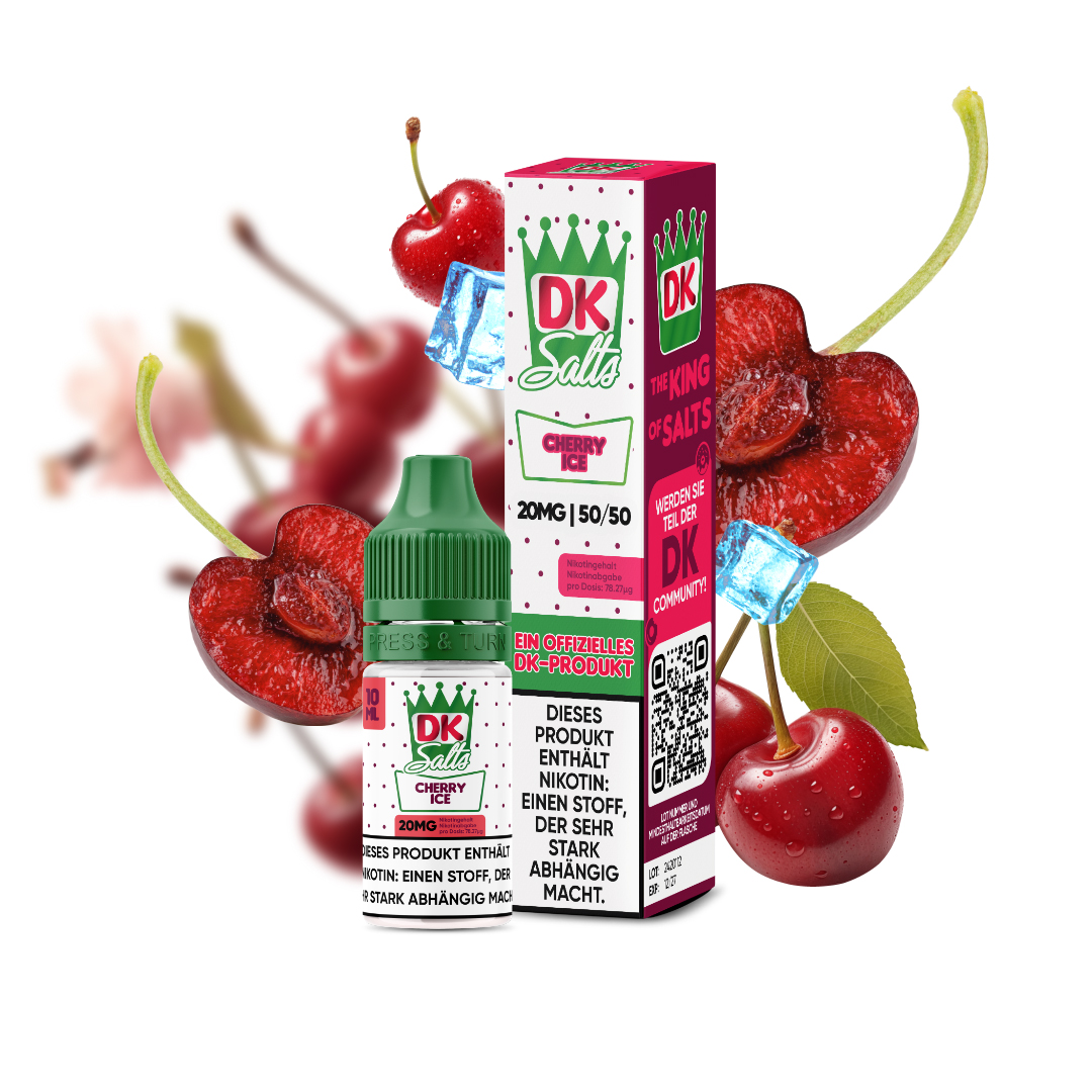 DK Salts Cherry Ice Nicsalt Liquid für E-Zigaretten