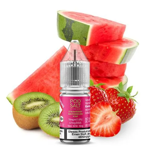 Strawberry-Kiwi Pod Salt XTRA Strawberry Watermelon Kiwi Nic Salt Liquid