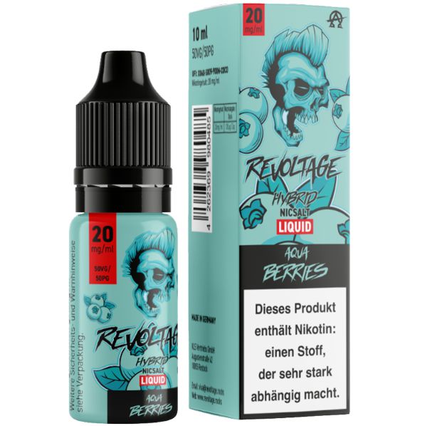 Revoltage Aqua Berries Nicsalt Liquid Revoltage Aqua Berries Nicsalt Liquid