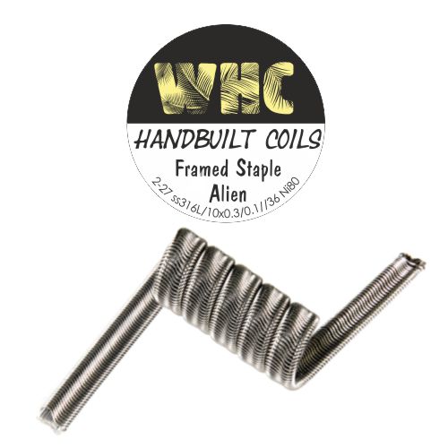 WHC-Framed-staple-Alien-Coil1 WHC Handmade Coils Framed Staple Alien