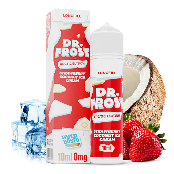 DR. FROST ARCTIC EDITION Strawberry Coconut Aroma für E-Zigaretten