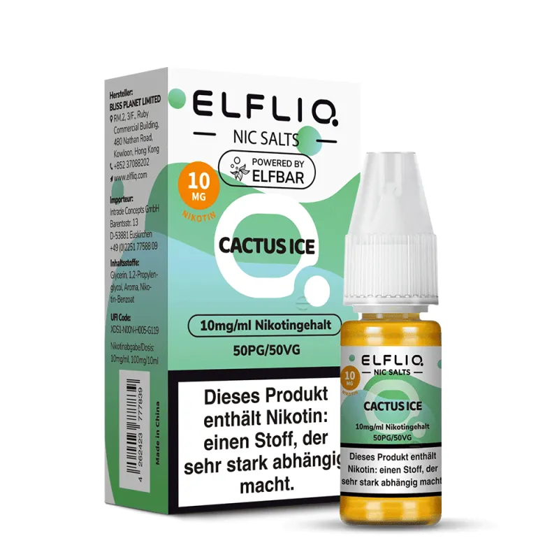 Elfliq Cactus Ice Nic Salt Liquid für E-Zigaretten