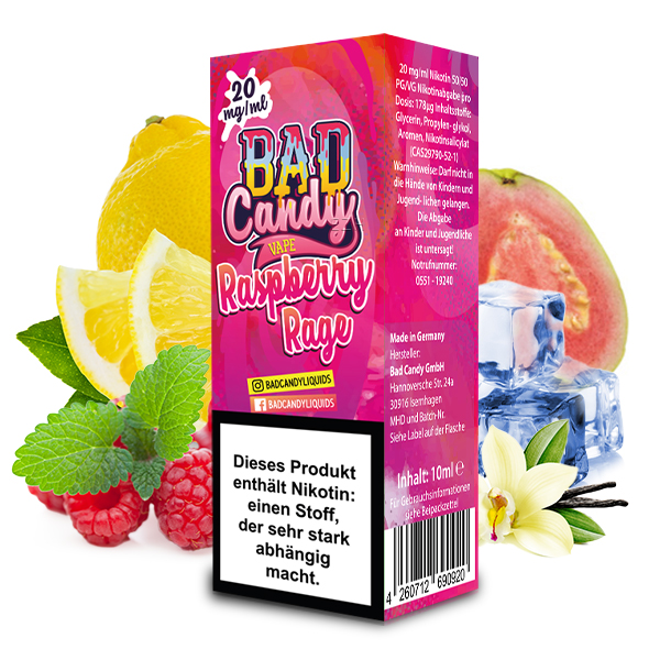 Bad Candy Raspberry Rage Nicsalt Liquid