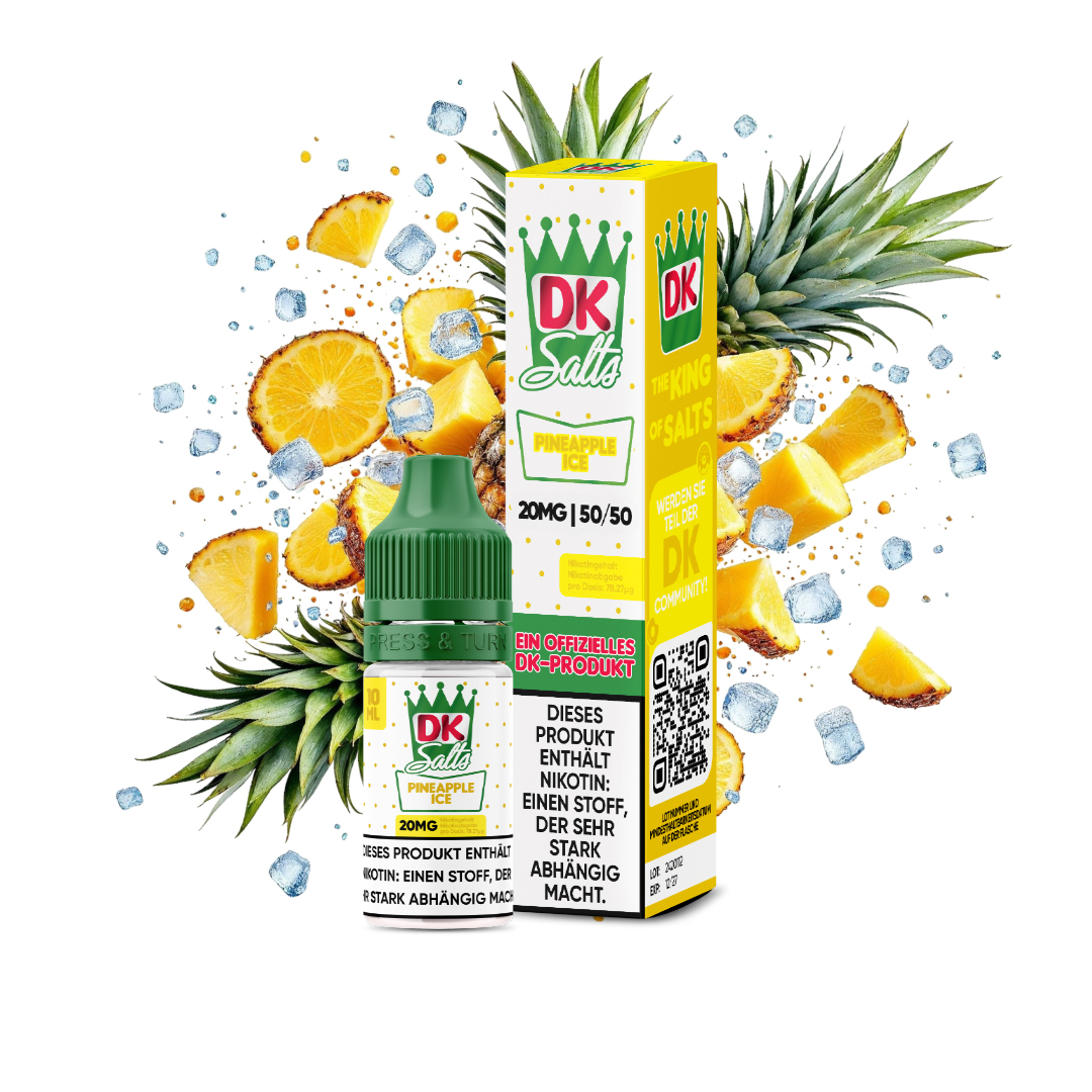 DK Salts Pineapple Ice Nicsalt Liquid für E-Zigaretten