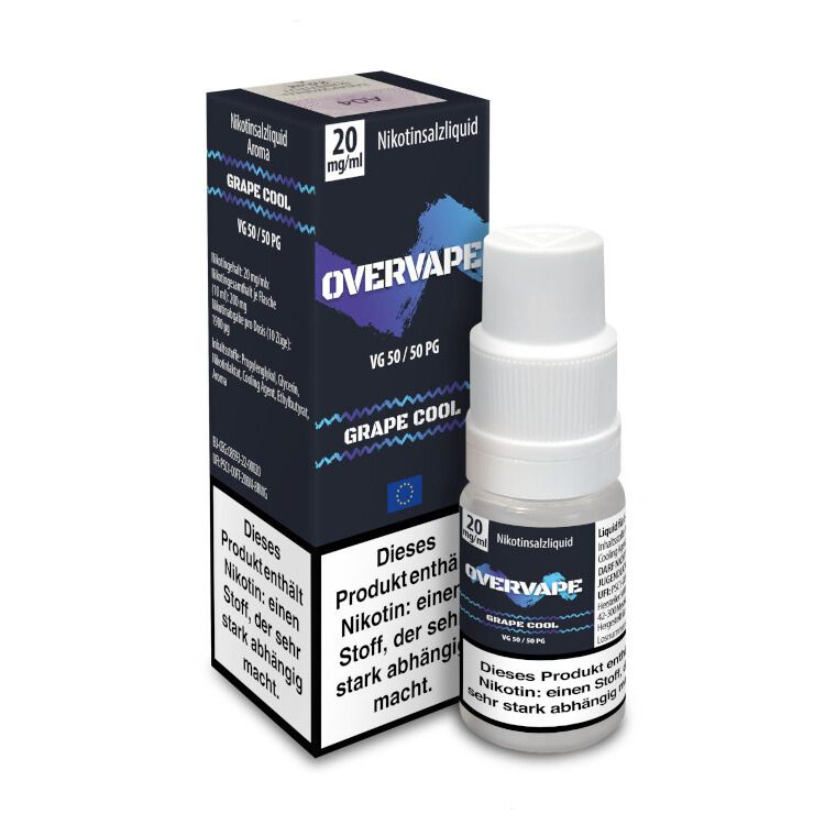 Overvape Grape Cool Nikotinsalz Liquid 20mg