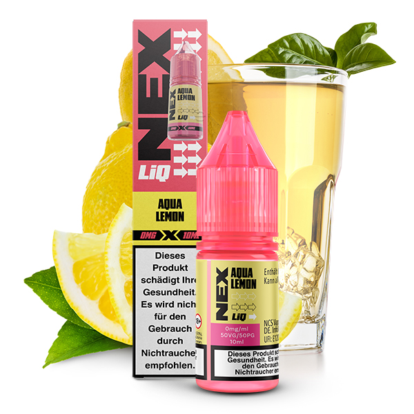 Pod Salt NexLiq Aqua Lemon Nikotinsalz Liquid Pod Salt NexLiq Aqua Lemon Nikotinsalz Liquid