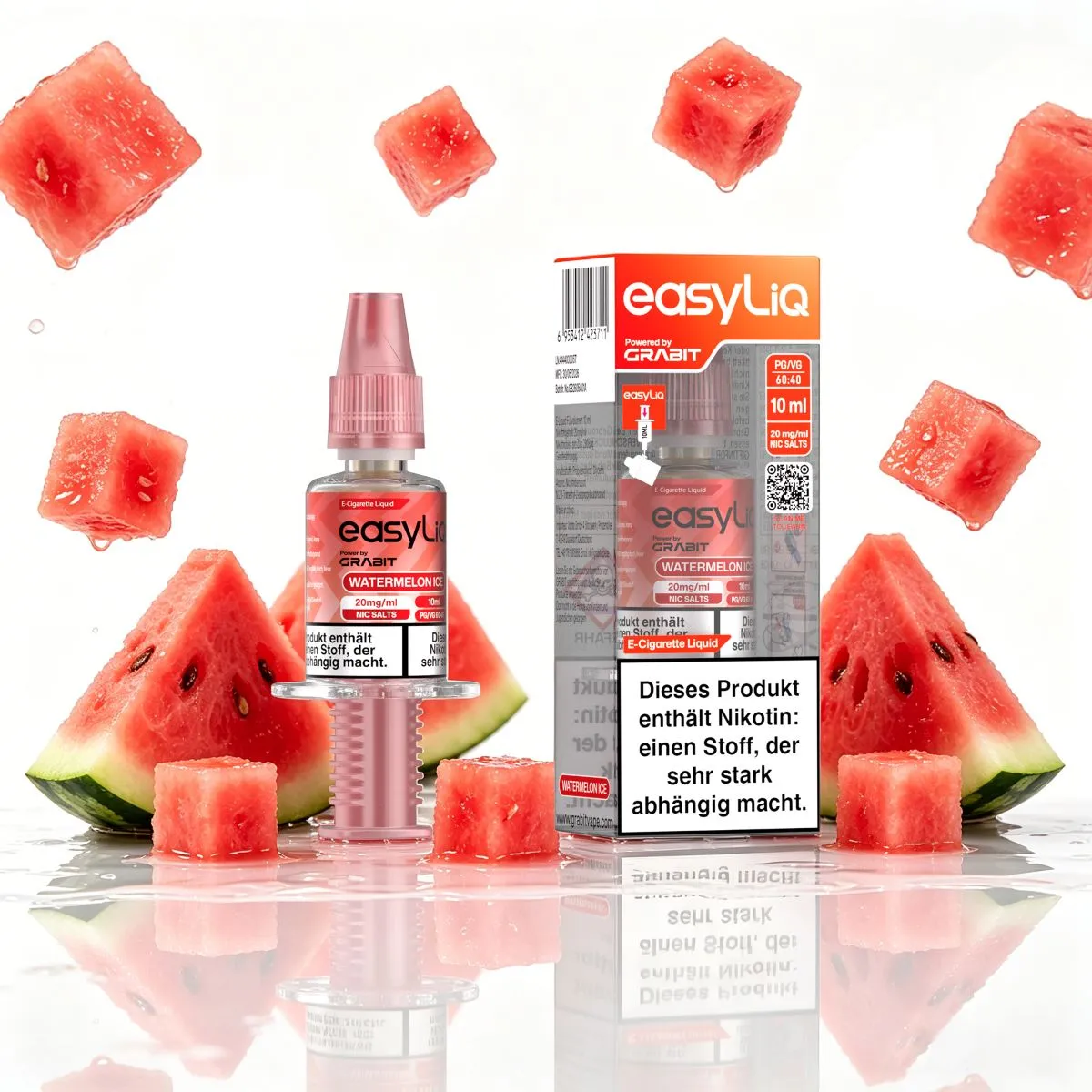 Grabit EasyliQ Watermelon Ice 10ml 20mg Nicsalt Liquid für E-Zigaretten