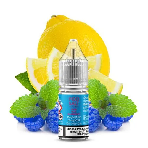 Sour-Blue Pod Salt XTRA Sour Blue Raspberry Nic Salt Liquid