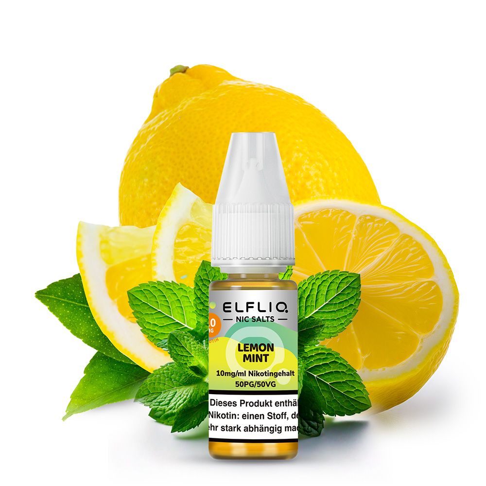 Elfliq Lemon Mint Nic Salt Liquid