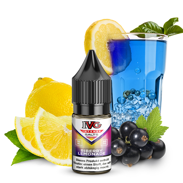 IVG INTENSE Riberry Lemonade Nic Salt Liquid