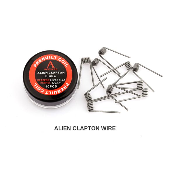 Alien_Prebuilt_Coils_8 Rofvape Alien Coils 0,45 Ohm Wicklungen 10 Stück