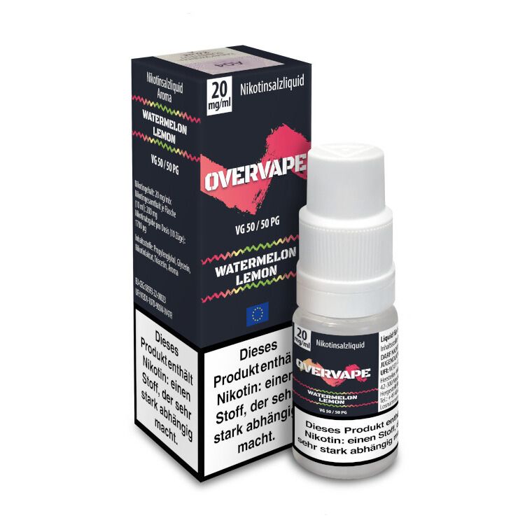 Overvape Watermelon Lemon Nikotinsalz Liquid 20mg