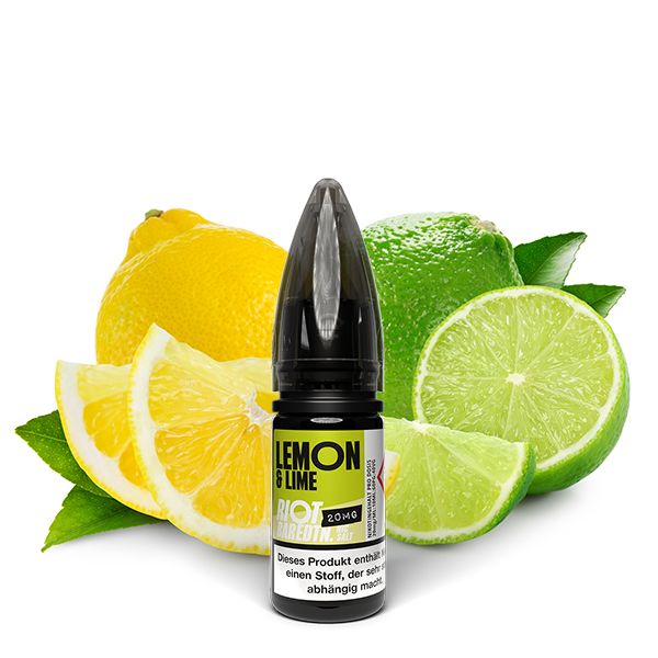 Riot Bar Lemon Lime Nic Salt Liquid