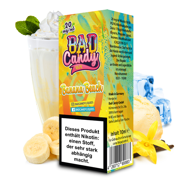 Bad Candy Banana Beach Nicsalt Liquid