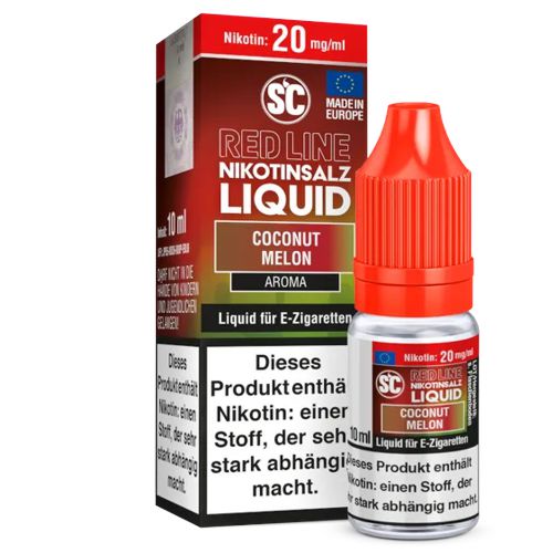 SC Red line Nic Salt Liquid Coconut Melon 10ml SC Red line Nic Salt Liquid Coconut Melon 10ml