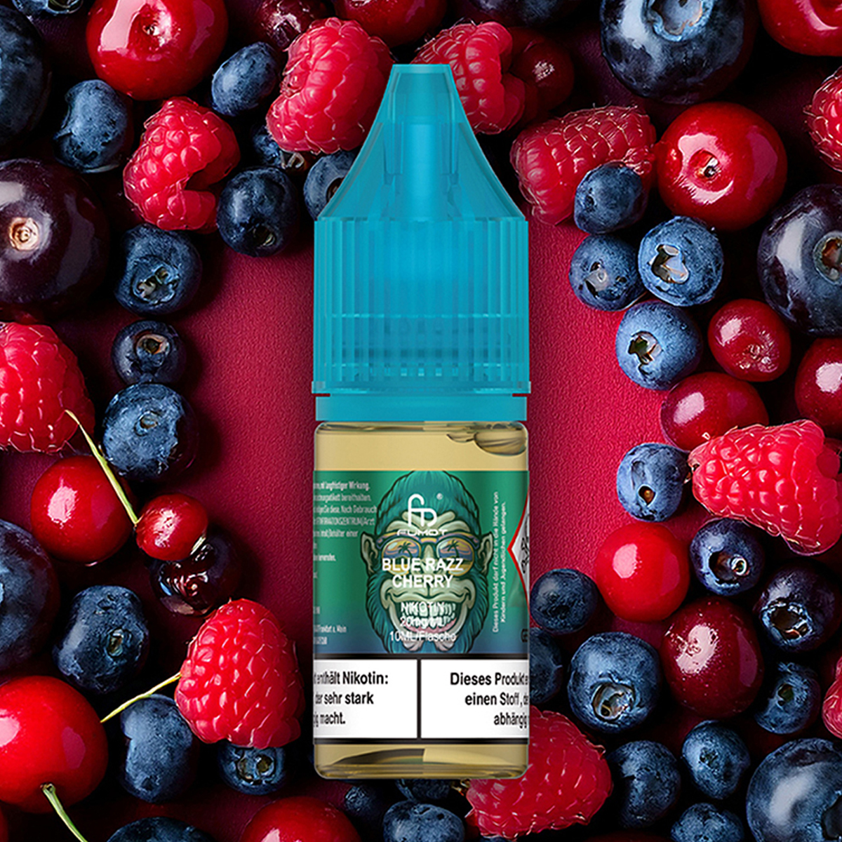 RandM Blue Razz Cherry Nicsalt Liquid für E-Zigaretten