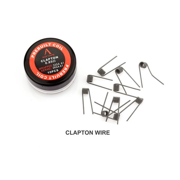 Clapton_Prebuilt_Coils Rofvape Clapton Coils 0,85 Ohm Wicklungen 10 Stück