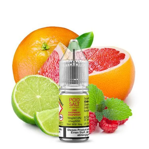 Pod Salt XTRA Lime Raspberry Grapefruit Nic Salt Liquid