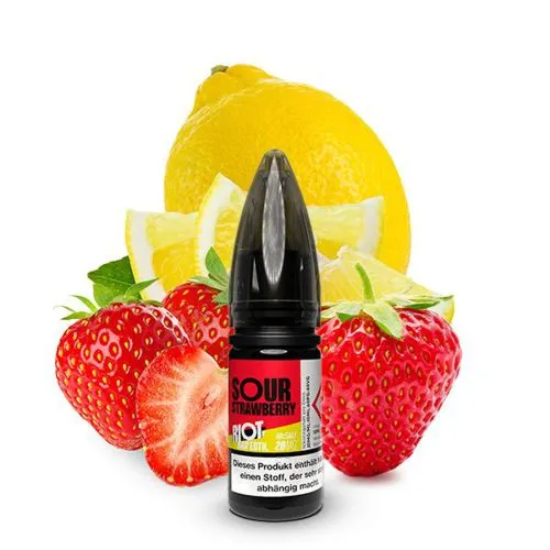 Sour-Strawberry Riot Bar Edition Sour Strawberry Nic Salt Liquid
