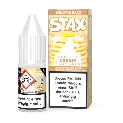 Strapped Stax Vanilla Cream Pancake Nicsalt Liquid
