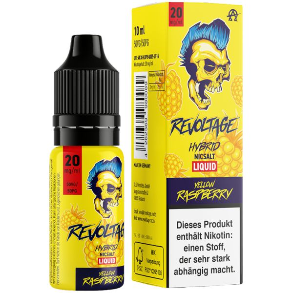 Revoltage Yellow Raspberry Nicsalt Liquid Revoltage Yellow Raspberry Nicsalt Liquid