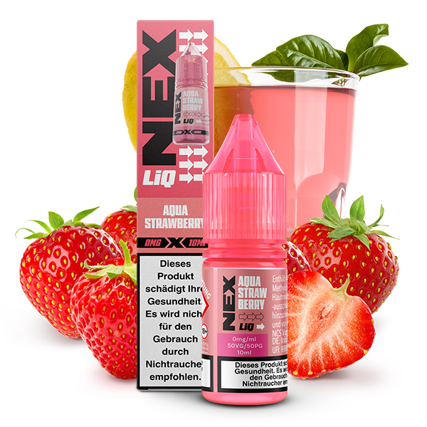 Pod Salt NexLiq Aqua Strawberry Nikotinsalz Liquid